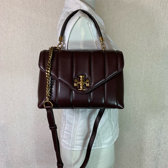 NEW Tory Burch Tempranillo Kira Small Top-Handle Satchel/Shoulder/Crossbody Bag - Picture 12 of 16